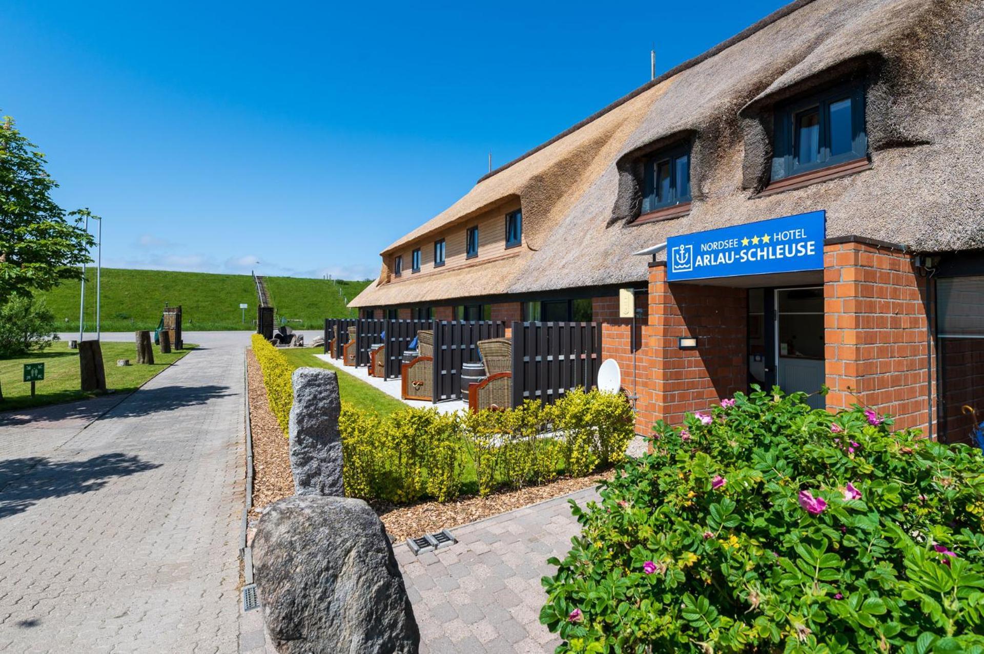Nordsee-Hotel Arlau-Schleuse Hattstedtermarsch ภายนอก รูปภาพ